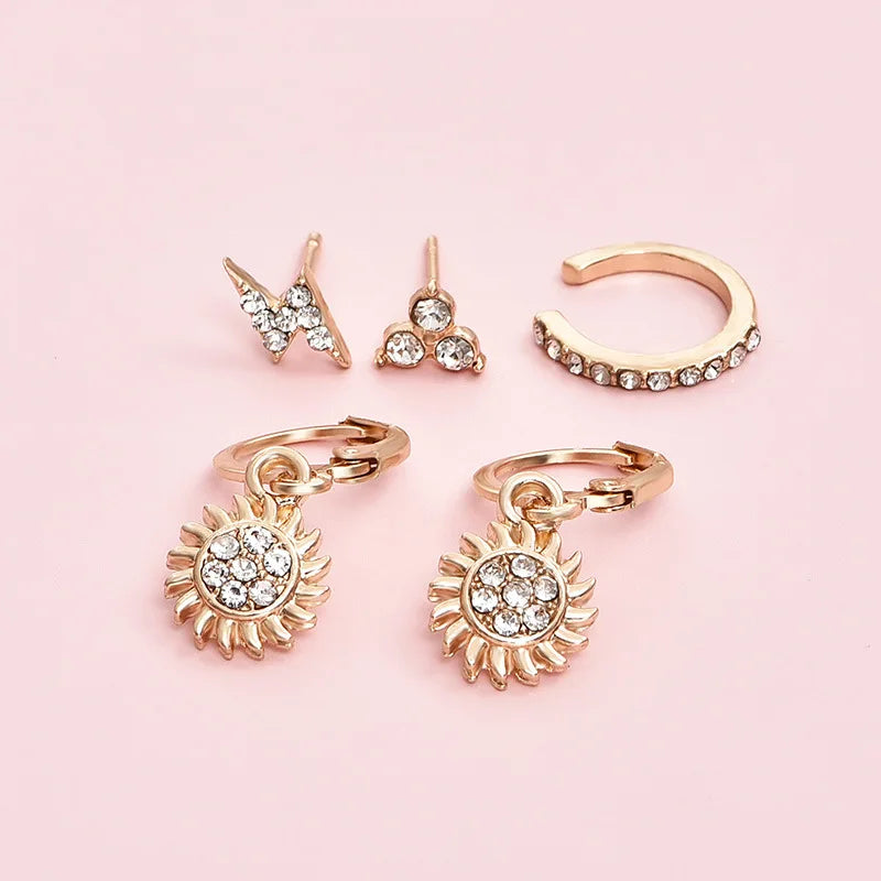 Radiant Glow Ear Cuff and Earring Set