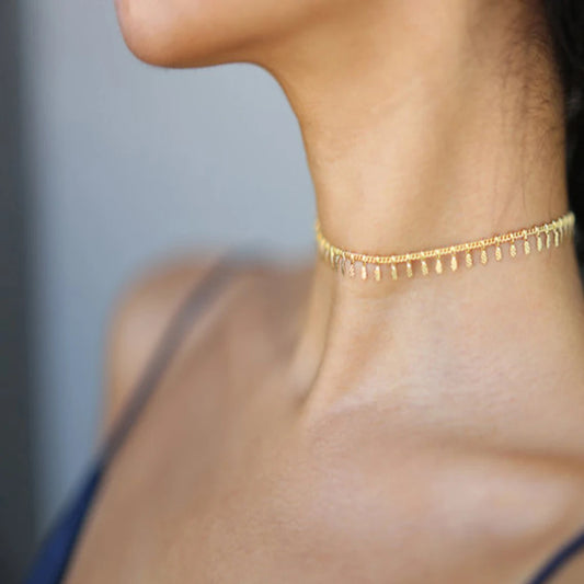 Dainty Droplet Choker