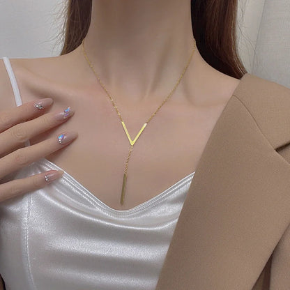 V-shaped Long Gold