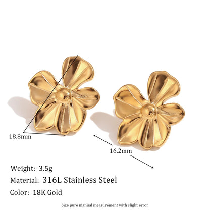 Blooming Petal Studs